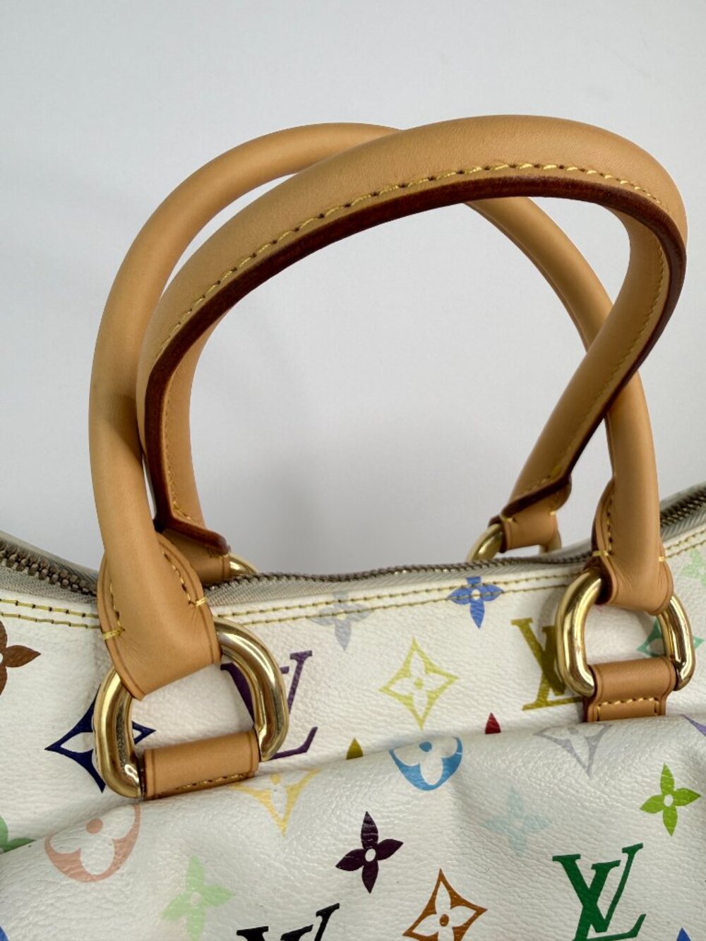 louis vuitton beverly MM monogram multicolor white - Picture 4 of 12